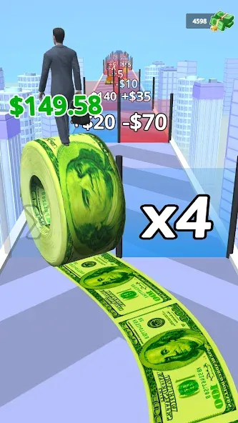 Money Roller мод на Андроид: Много денег и все уровни открыты — скриншот 5 Money Roller мод на Андроид: Много денег и все уровни открыты — скриншот 5