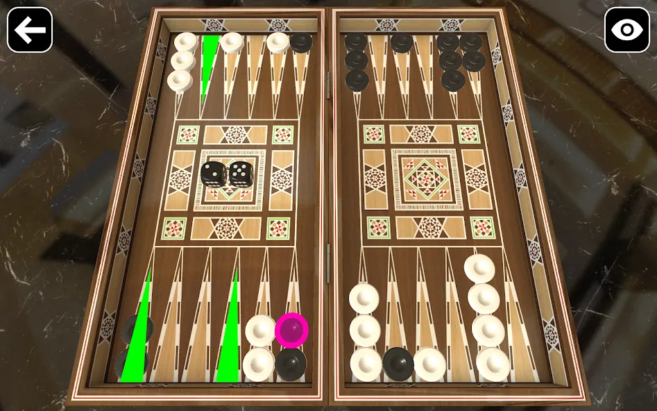 Original Backgammon взлом APK — Без рекламы и все функции открыты — скриншот 2 Original Backgammon взлом APK — Без рекламы и все функции открыты — скриншот 2