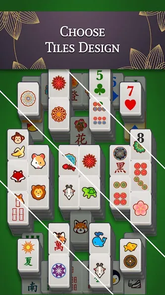Mahjong Solitaire бесплатно на Андроид — мод: Без рекламы и все уровни открыты — скриншот 4 Mahjong Solitaire бесплатно на Андроид — мод: Без рекламы и все уровни открыты — скриншот 4