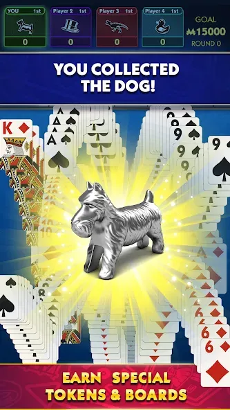 MONOPOLY Solitaire: Card Games взлом на Андроид — Безлимитные монеты и разблокированы колоды — скриншот 3