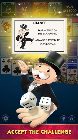 MONOPOLY Solitaire: Card Games взлом на Андроид — Безлимитные монеты и разблокированы колоды — скриншот 5