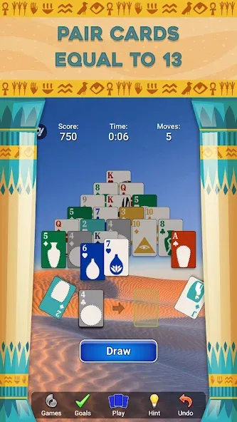 Pyramid Solitaire - Card Games — Без рекламы и бесконечные подсказки, скачать мод APK — скриншот 2 Pyramid Solitaire - Card Games — Без рекламы и бесконечные подсказки, скачать мод APK — скриншот 2