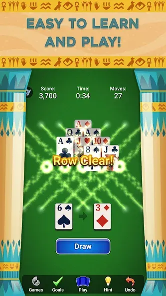 Pyramid Solitaire - Card Games — Без рекламы и бесконечные подсказки, скачать мод APK — скриншот 4 Pyramid Solitaire - Card Games — Без рекламы и бесконечные подсказки, скачать мод APK — скриншот 4