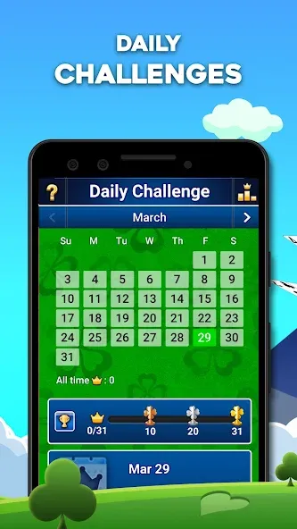 FreeCell Solitaire: Card Games MOD APK: Безлимитные подсказки и отмены ходов — скриншот 4
