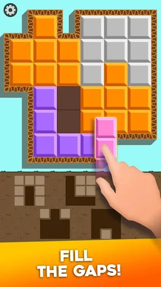 Block Puzzle Cats — скачать мод: Безлимитные подсказки и убрана реклама — скриншот 2 Block Puzzle Cats — скачать мод: Безлимитные подсказки и убрана реклама — скриншот 2