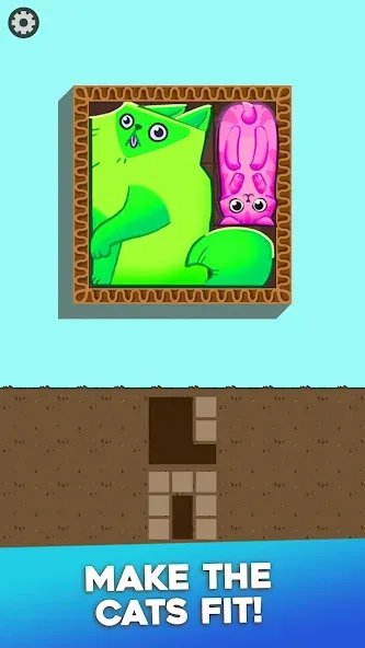 Block Puzzle Cats — скачать мод: Безлимитные подсказки и убрана реклама — скриншот 3 Block Puzzle Cats — скачать мод: Безлимитные подсказки и убрана реклама — скриншот 3