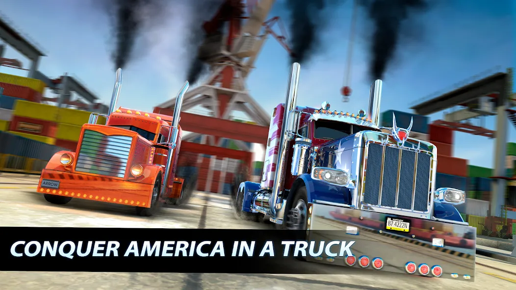 Big Rig Racing: Drag racing взлом на Андроид — Безлимитные деньги и топливо — скриншот 5
