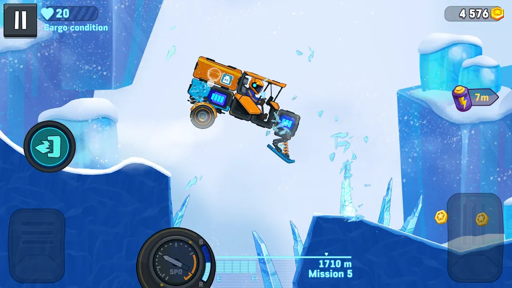 Скачать мод Rovercraft 2: Race a space car — Безлимитные деньги и топливо — скриншот 2