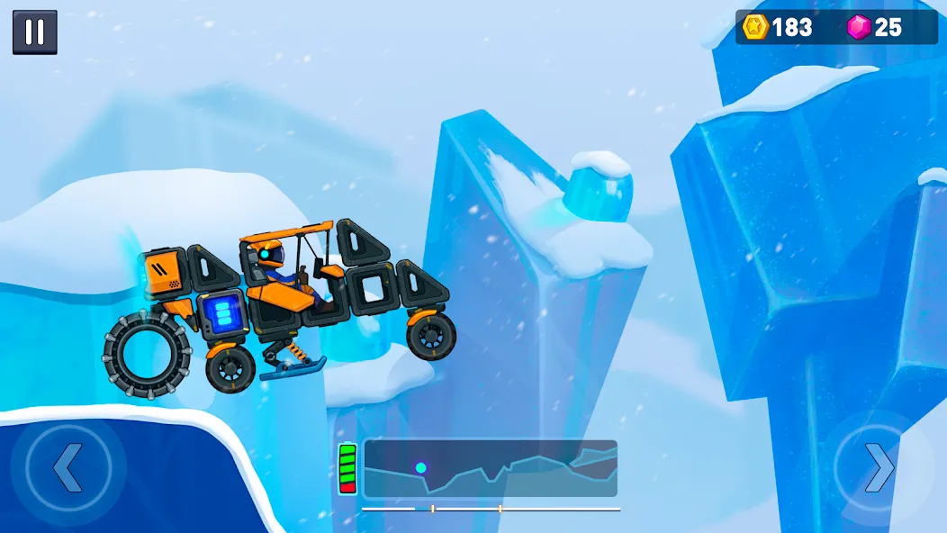 Скачать мод Rovercraft 2: Race a space car — Безлимитные деньги и топливо — скриншот 3
