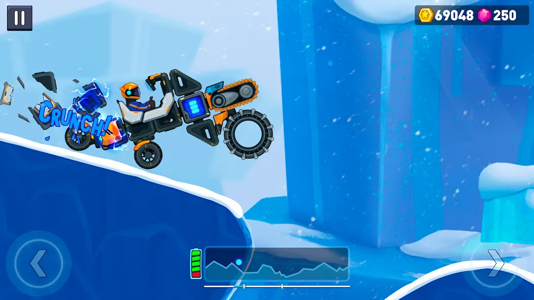 Скачать мод Rovercraft 2: Race a space car — Безлимитные деньги и топливо — скриншот 5