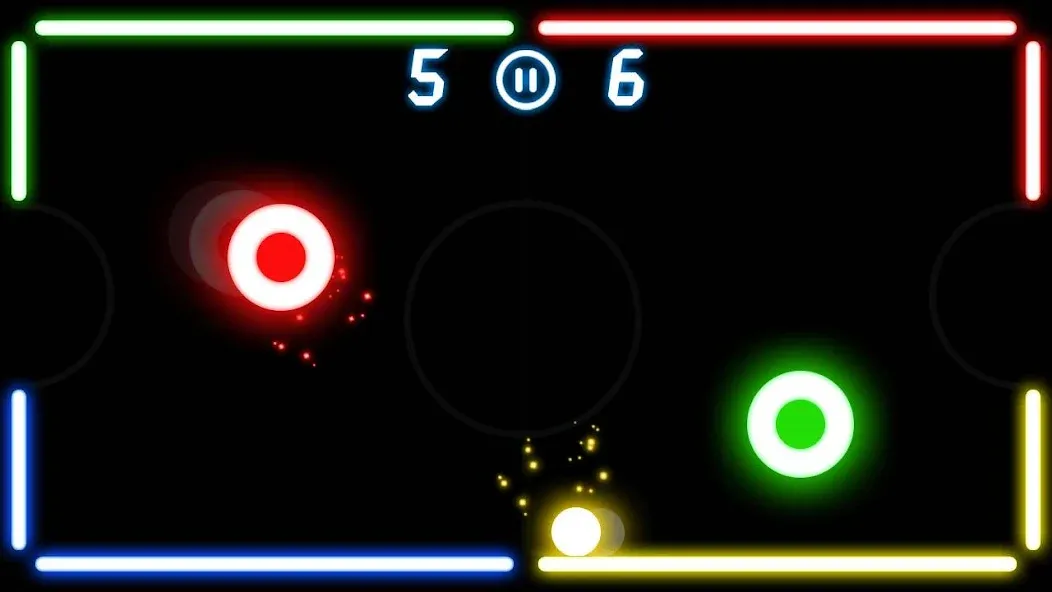 Скачать Air Hockey Challenge бесплатно — Безлимитные шайбы и усиленная клюшка — скриншот 1