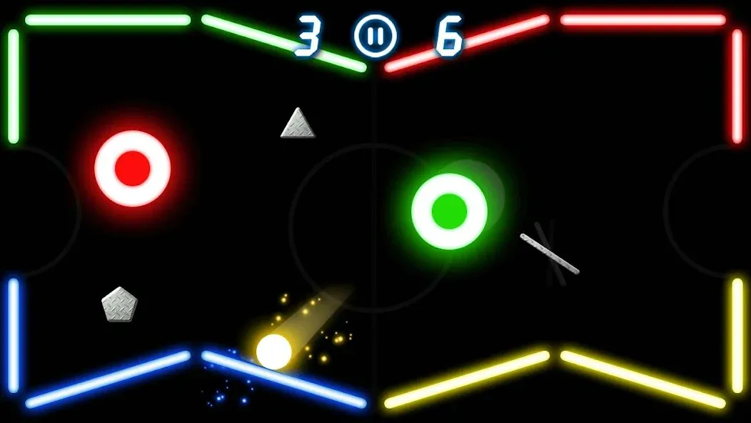 Скачать Air Hockey Challenge бесплатно — Безлимитные шайбы и усиленная клюшка — скриншот 3