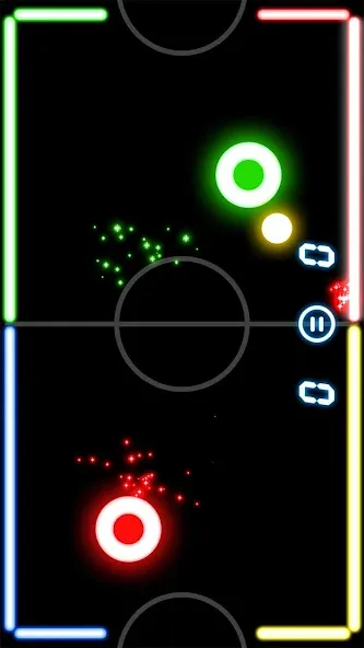 Скачать Air Hockey Challenge бесплатно — Безлимитные шайбы и усиленная клюшка — скриншот 4