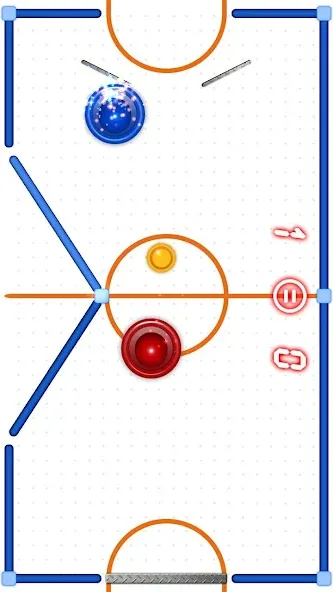 Скачать Air Hockey Challenge бесплатно — Безлимитные шайбы и усиленная клюшка — скриншот 5