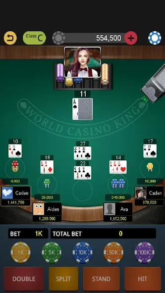 Скачать World Blackjack King — Безлимитные фишки и открыты столы — скриншот 3 Скачать World Blackjack King — Безлимитные фишки и открыты столы — скриншот 3