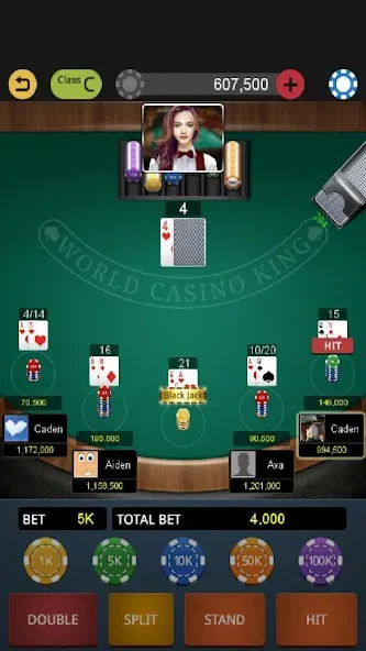 Скачать World Blackjack King — Безлимитные фишки и открыты столы — скриншот 4 Скачать World Blackjack King — Безлимитные фишки и открыты столы — скриншот 4