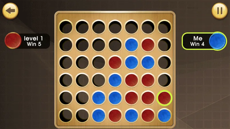4 in a row king взлом APK — Безлимитные ходы и победы — скриншот 1
