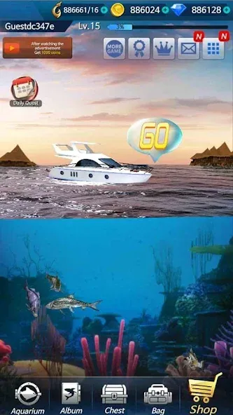 Fishing Championship (Мод: Безлимитные монеты и энергии) — скачать на Андроид — скриншот 5 Fishing Championship (Мод: Безлимитные монеты и энергии) — скачать на Андроид — скриншот 5