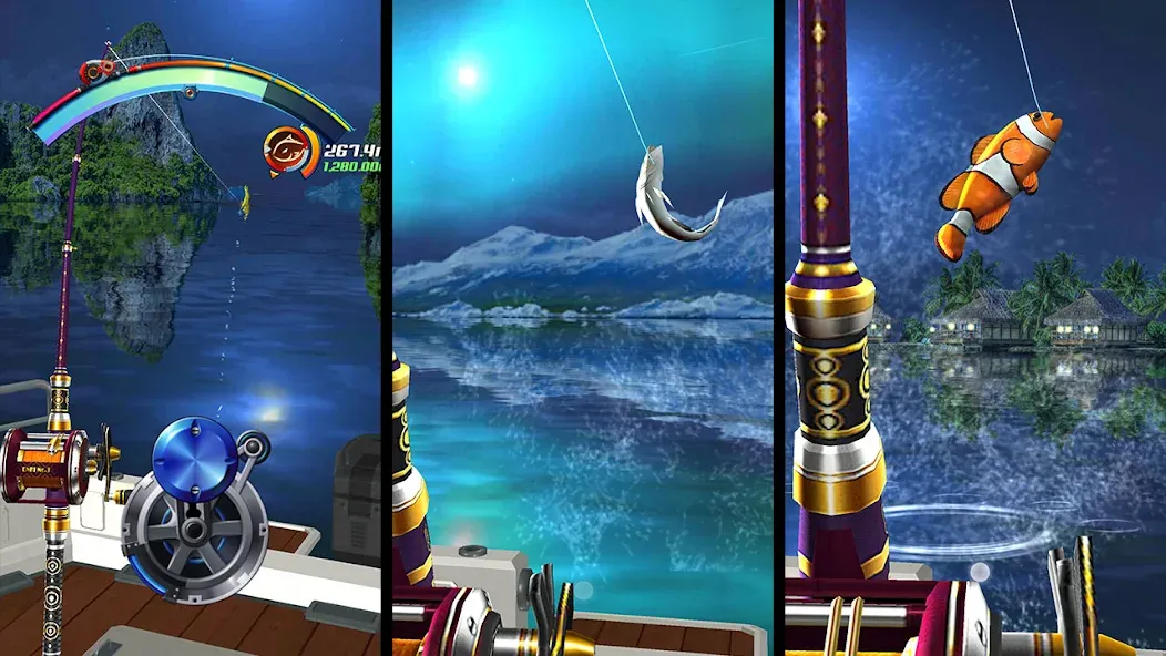 Fishing Hook взломанный APK — Безлимитные деньги и энергия — скриншот 1