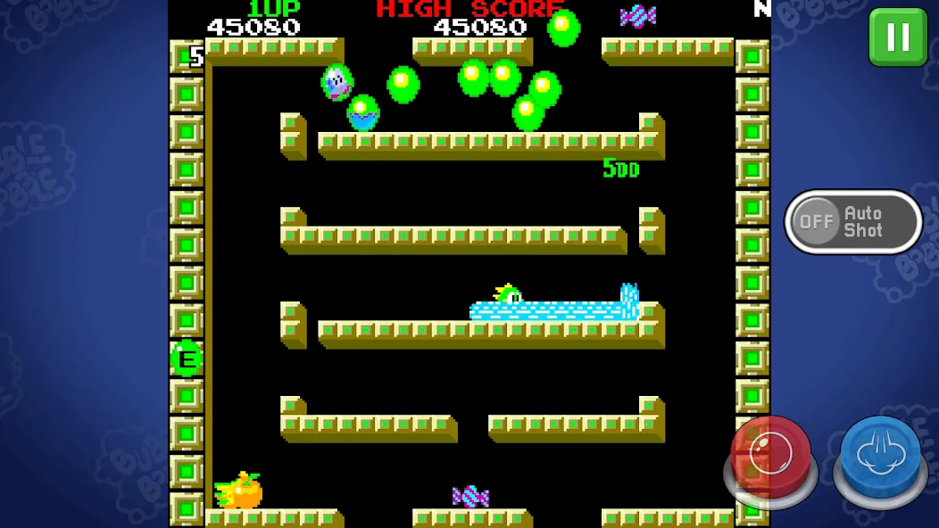 Скачать взлом BUBBLE BOBBLE classic — Бесконечные жизни и все уровни открыты — скриншот 1 Скачать взлом BUBBLE BOBBLE classic — Бесконечные жизни и все уровни открыты — скриншот 1