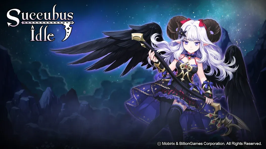 Succubus Idle — взломанная версия, Безлимитные деньги и усиленные героини — скриншот 1