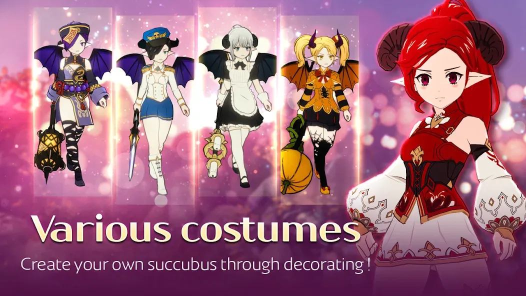 Succubus Idle — взломанная версия, Безлимитные деньги и усиленные героини — скриншот 5