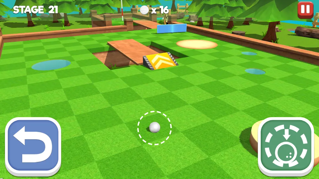 Putting Golf King — взломанная версия, Безлимитные мячи и открыты все уровни — скриншот 1 Putting Golf King — взломанная версия, Безлимитные мячи и открыты все уровни — скриншот 1