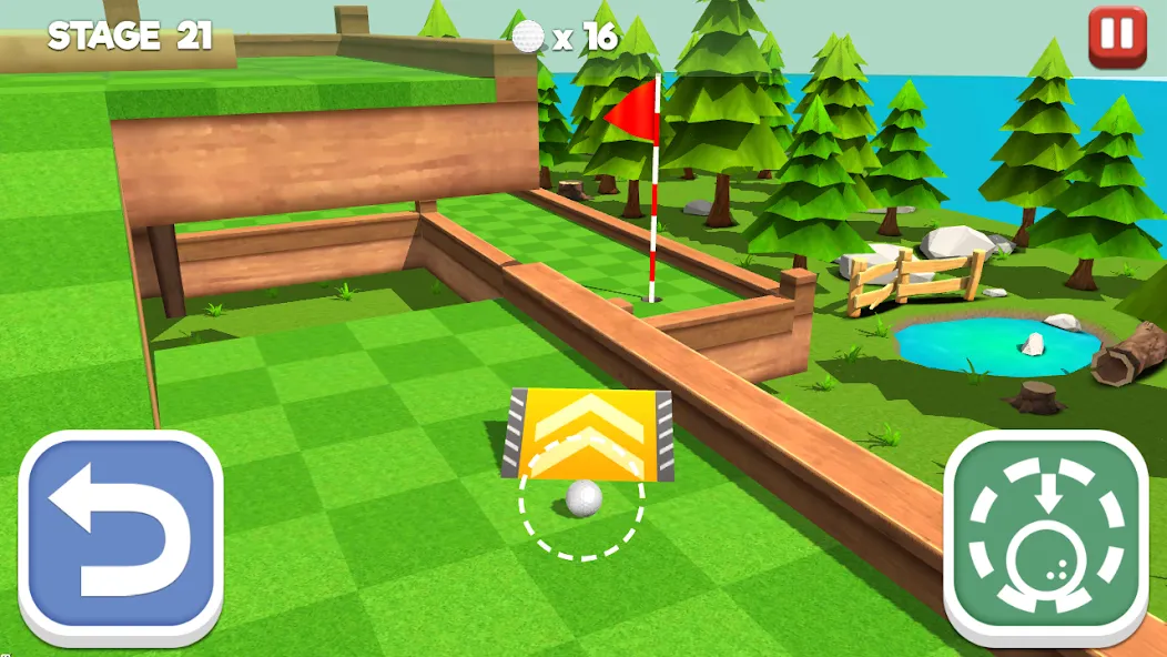 Putting Golf King — взломанная версия, Безлимитные мячи и открыты все уровни — скриншот 3 Putting Golf King — взломанная версия, Безлимитные мячи и открыты все уровни — скриншот 3