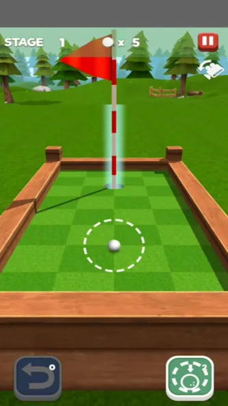 Putting Golf King — взломанная версия, Безлимитные мячи и открыты все уровни — скриншот 4 Putting Golf King — взломанная версия, Безлимитные мячи и открыты все уровни — скриншот 4
