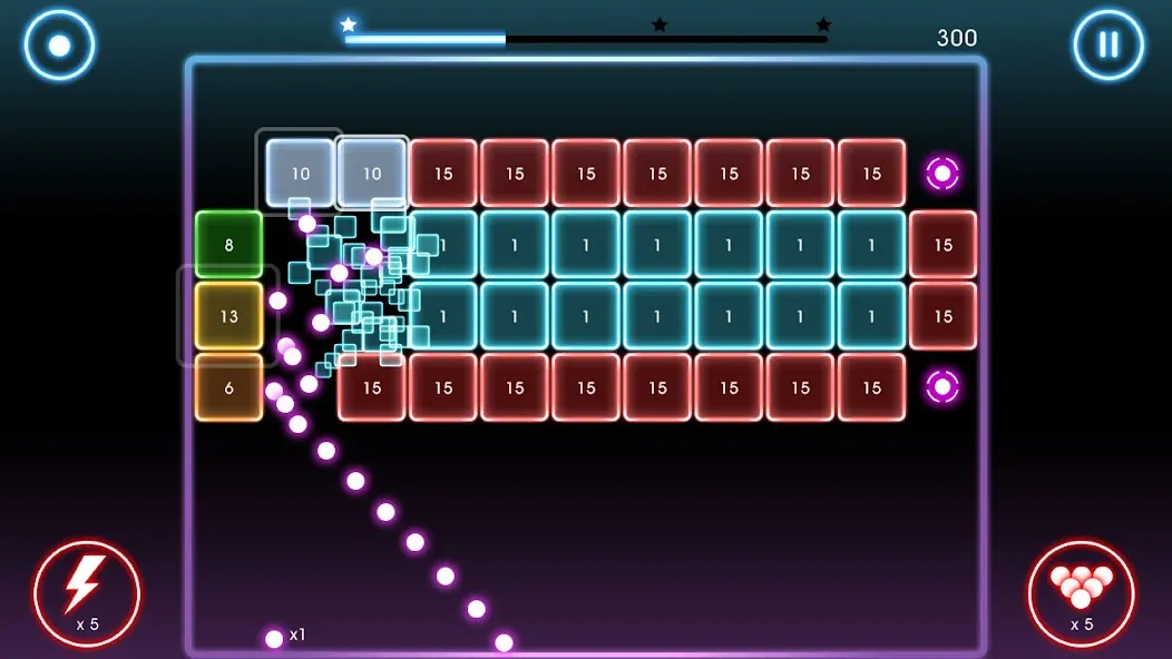 Bricks Breaker Quest взлом на Андроид — Безлимитные жизни и монеты — скриншот 1 Bricks Breaker Quest взлом на Андроид — Безлимитные жизни и монеты — скриншот 1