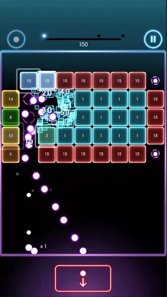 Bricks Breaker Quest взлом на Андроид — Безлимитные жизни и монеты — скриншот 4 Bricks Breaker Quest взлом на Андроид — Безлимитные жизни и монеты — скриншот 4
