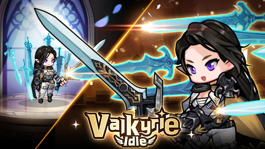 Valkyrie Idle взлом на Андроид — Безлимитные ресурсы и усиленные герои — скриншот 2
