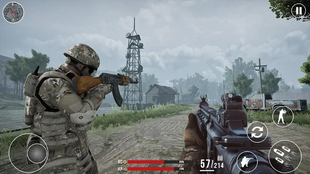 Modern Commando Warfare Combat MOD APK: Безлимитные боеприпасы и оружие — скриншот 2 Modern Commando Warfare Combat MOD APK: Безлимитные боеприпасы и оружие — скриншот 2