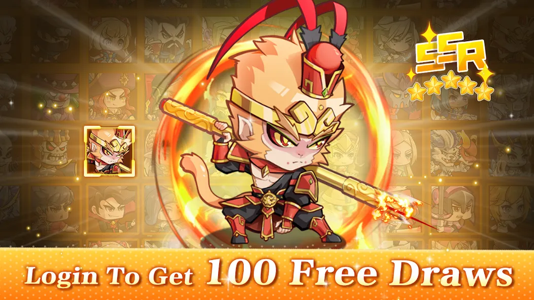 Mythic Summon: Idle RPG бесплатно на Андроид — мод: Безлимитные ресурсы и герои — скриншот 2
