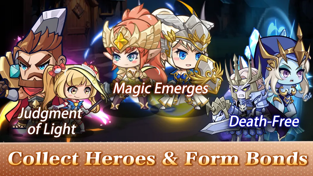 Mythic Summon: Idle RPG бесплатно на Андроид — мод: Безлимитные ресурсы и герои — скриншот 5