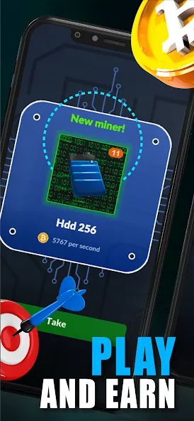 Скачать Merge Crypto Miner: Earn Money на Андроид с модом — Безлимитные деньги и ускоренная добыча — скриншот 1 Скачать Merge Crypto Miner: Earn Money на Андроид с модом — Безлимитные деньги и ускоренная добыча — скриншот 1