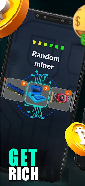 Скачать Merge Crypto Miner: Earn Money на Андроид с модом — Безлимитные деньги и ускоренная добыча — скриншот 2 Скачать Merge Crypto Miner: Earn Money на Андроид с модом — Безлимитные деньги и ускоренная добыча — скриншот 2