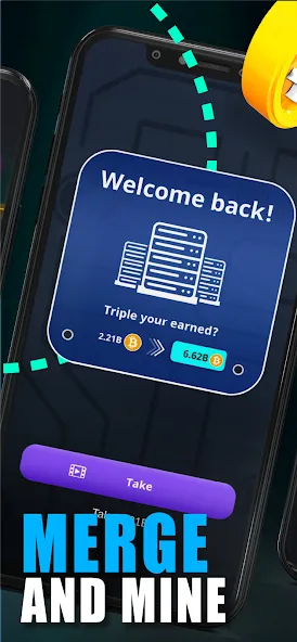 Скачать Merge Crypto Miner: Earn Money на Андроид с модом — Безлимитные деньги и ускоренная добыча — скриншот 4 Скачать Merge Crypto Miner: Earn Money на Андроид с модом — Безлимитные деньги и ускоренная добыча — скриншот 4