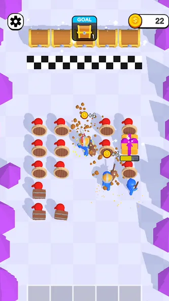 Merge Weapons: Battle Game мод на Андроид: Безлимитные деньги и оружие — скриншот 5