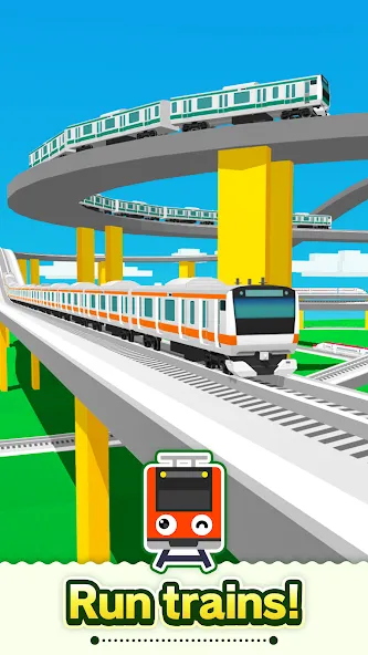 Мод Train Go - Railway Simulator — Безлимитные деньги и все поезда открыты, скачать APK — скриншот 1