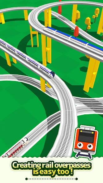Мод Train Go - Railway Simulator — Безлимитные деньги и все поезда открыты, скачать APK — скриншот 3