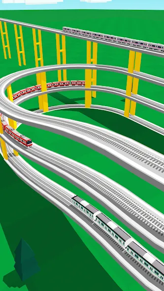 Мод Train Go - Railway Simulator — Безлимитные деньги и все поезда открыты, скачать APK — скриншот 5
