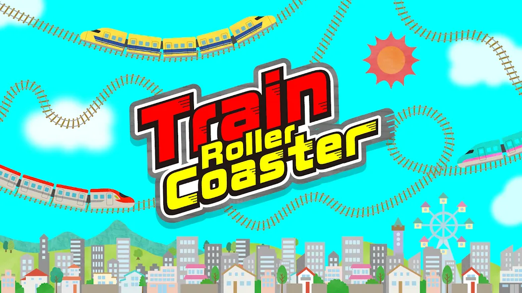 Train Roller Coaster MOD APK: Безлимитные деньги и все поезда открыты — скриншот 1