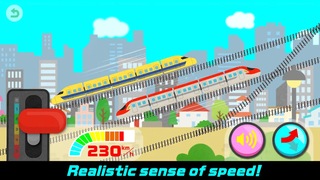 Train Roller Coaster MOD APK: Безлимитные деньги и все поезда открыты — скриншот 2