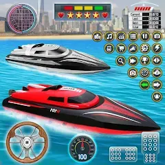 Speed Boat Racing: Boat games — последняя версия с модом (Безлимитные деньги и все лодки открыты)