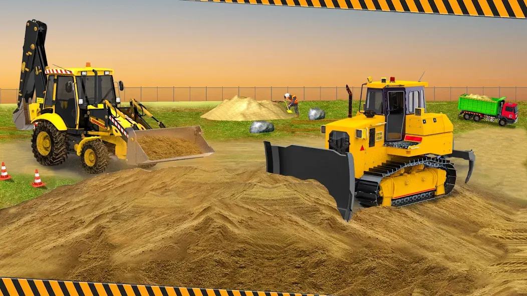 Heavy Construction Simulator мод на Андроид: Безлимитные деньги и вся техника — скриншот 3 Heavy Construction Simulator мод на Андроид: Безлимитные деньги и вся техника — скриншот 3