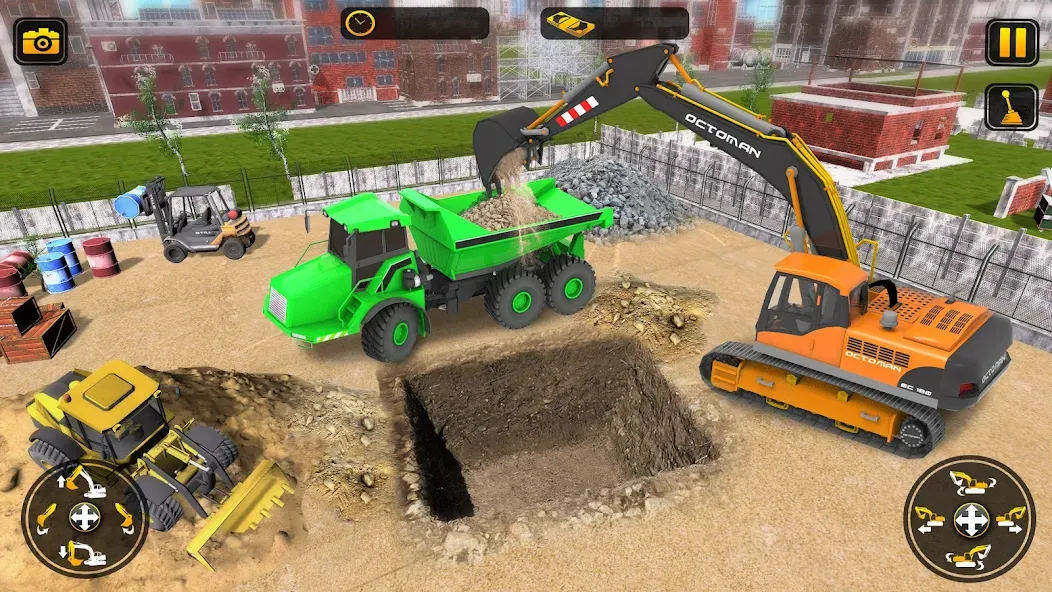 Heavy Construction Simulator мод на Андроид: Безлимитные деньги и вся техника — скриншот 5 Heavy Construction Simulator мод на Андроид: Безлимитные деньги и вся техника — скриншот 5