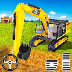 Heavy Construction Simulator мод на Андроид: Безлимитные деньги и вся техника