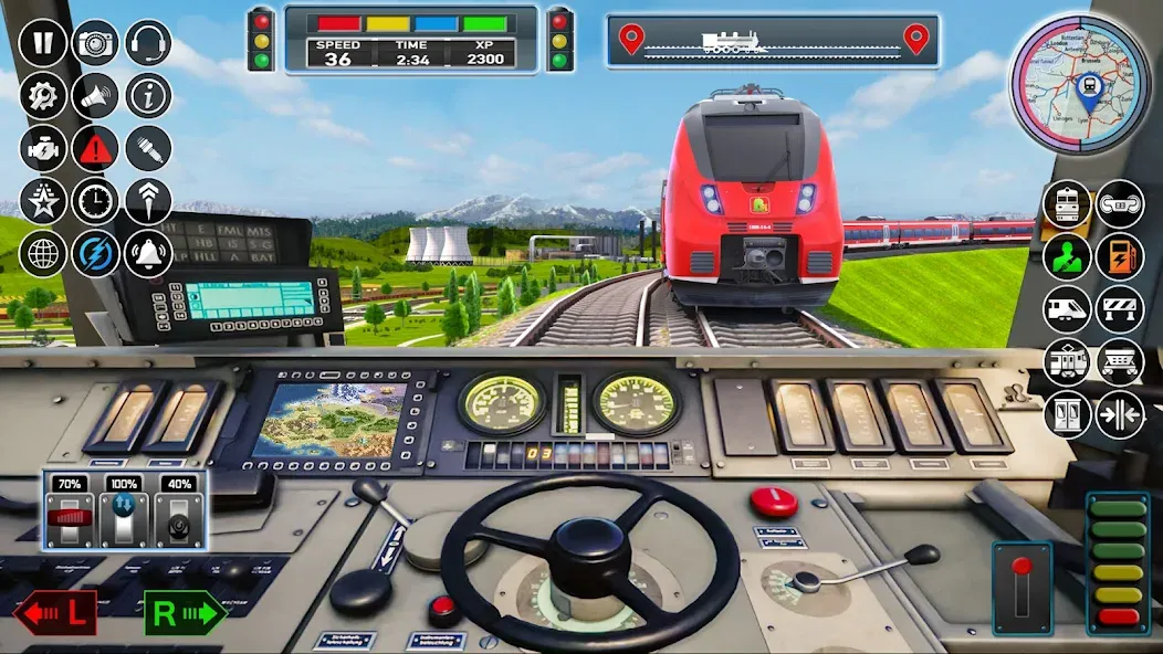 City Train Game 3d Train games (Мод: Безлимитные деньги и топливо) — скачать на Андроид — скриншот 1
