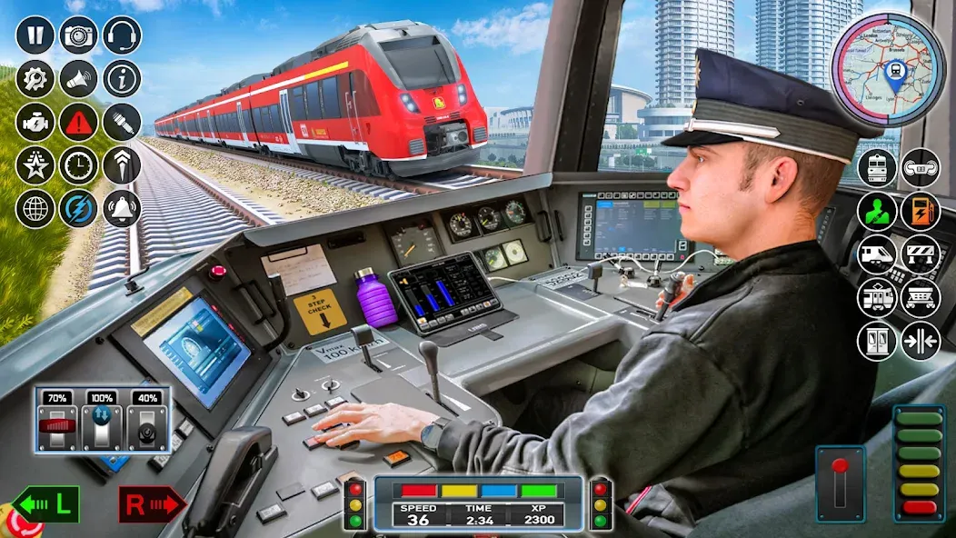 City Train Game 3d Train games (Мод: Безлимитные деньги и топливо) — скачать на Андроид — скриншот 2
